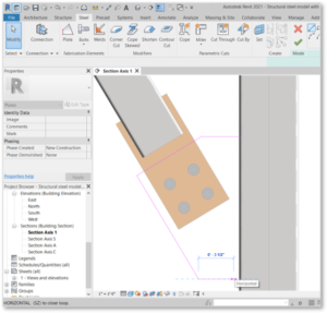 Revit Insert-Steel-Elements-in-Vertical-Views